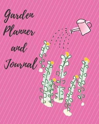 Book cover for Garden Planner and Journal in Pink