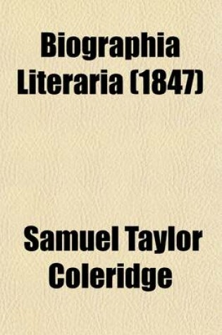Cover of Biographia Literaria (1847)
