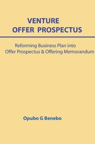 Cover of Venture Offer Prospectus