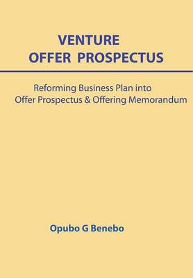 Cover of Venture Offer Prospectus