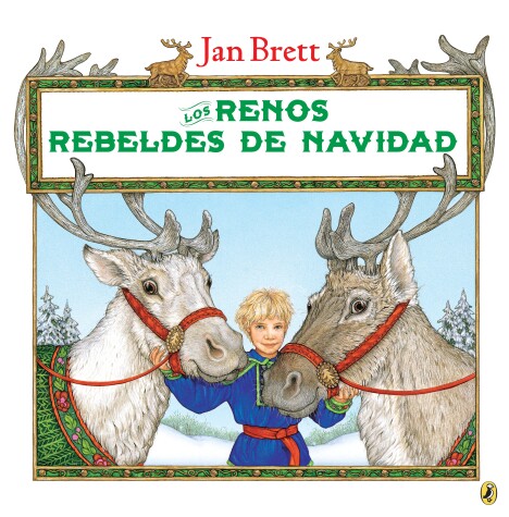 Book cover for Los renos rebeldes de Navidad