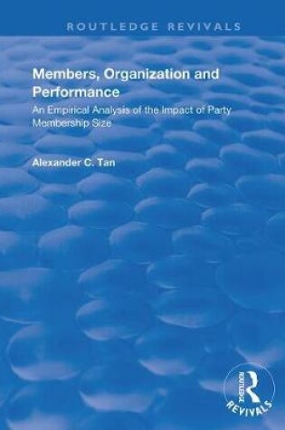 Cover of Members, Organizations and Performance