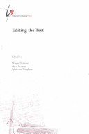 Cover of Editing the Text