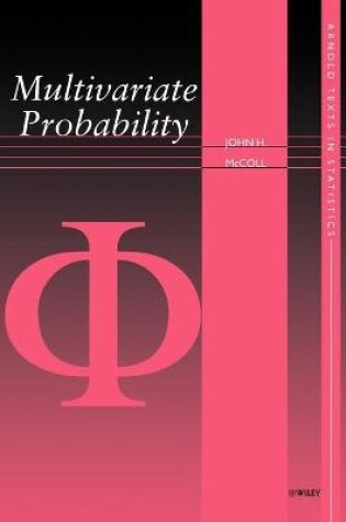 Cover of Multivariate Probability