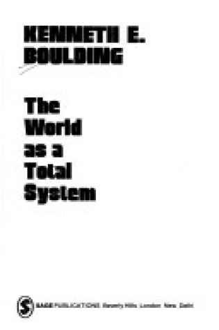 Cover of The World as a Total System