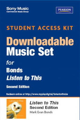 Cover of Sony Music Download Access Card