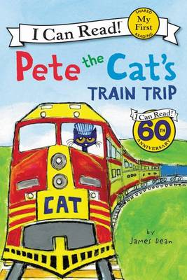 Book cover for Pete the Cat's Train Trip