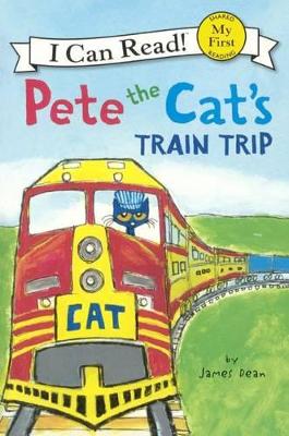 Book cover for Pete the Cat's Train Trip