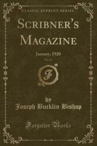 Cover of Scribner's Magazine, Vol. 67