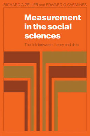 Cover of Measurement in the Social Sciences