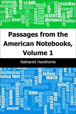 Book cover for Passages from the American Notebooks, Volume 1