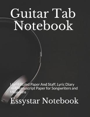 Book cover for Guitar Tab Notebook