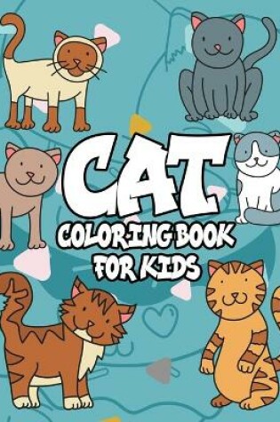 Cover of cat Coloring Book for kids