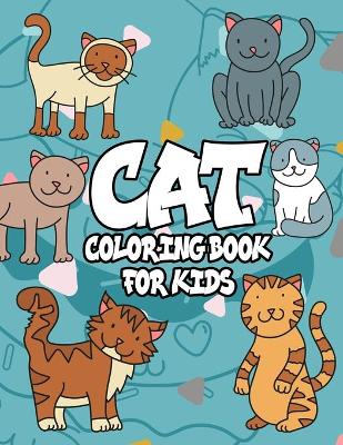 Cover of cat Coloring Book for kids
