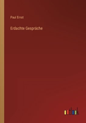Book cover for Erdachte Gespräche