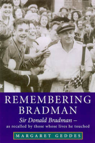 Cover of Remembering Bradman