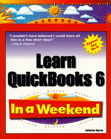 Cover of Learn Quickbooks in a Weekend