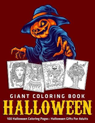 Book cover for Giant Coloring Book Halloween