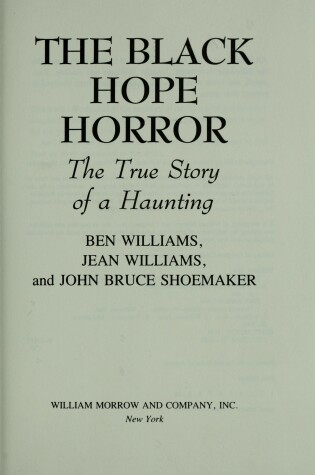 Cover of The Black Hope Horror