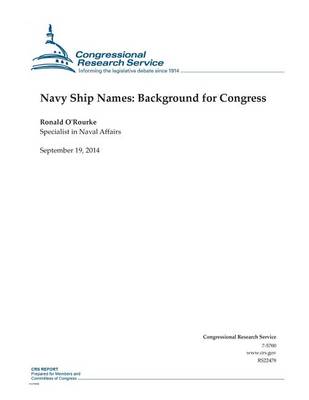 Book cover for Navy Ship Names