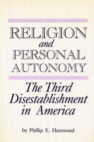 Cover of Religion and Personal Autonomy