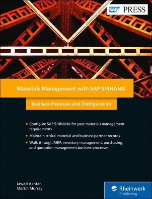 Book cover for Materials Management with SAP S/4HANA