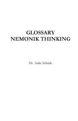 Cover of Glossary Nemonik Thinking