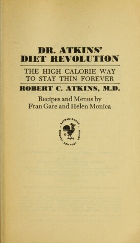 Book cover for Dr Atkins Diet Revolution (R)