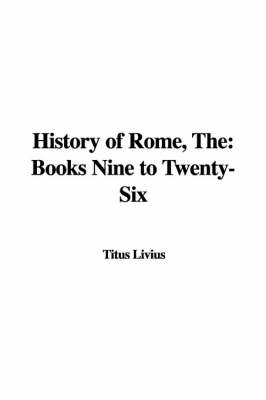 Book cover for The History of Rome
