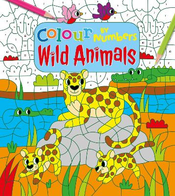 Book cover for Colour by Numbers: Wild Animals