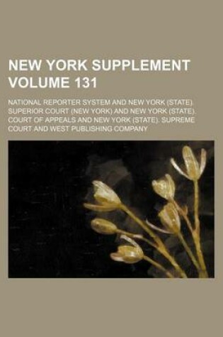 Cover of New York Supplement Volume 131