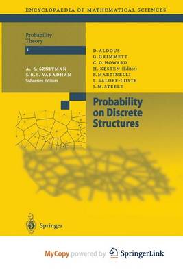 Book cover for Probability on Discrete Structures