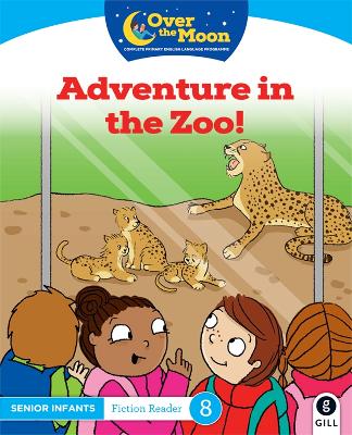 Book cover for OVER THE MOON Adventure in the Zoo!