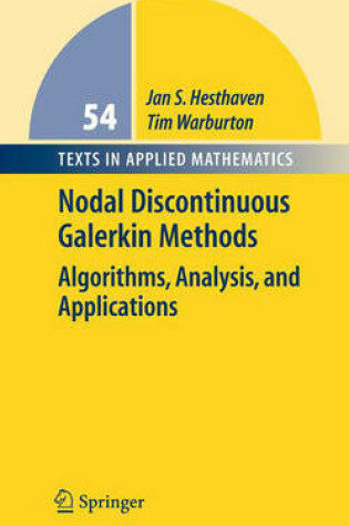 Cover of Nodal Discontinuous Galerkin Methods