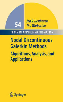 Cover of Nodal Discontinuous Galerkin Methods