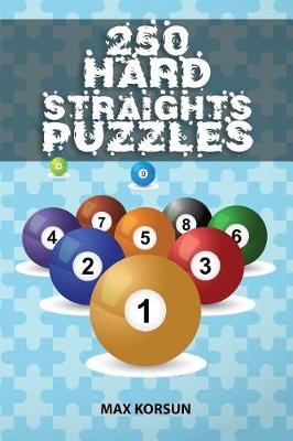 Book cover for 250 Hard Straights Puzzles