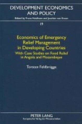 Cover of Economics of Emergency Relief Management in Developing Countries