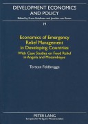 Book cover for Economics of Emergency Relief Management in Developing Countries