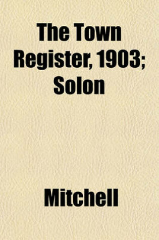 Cover of The Town Register, 1903; Solon