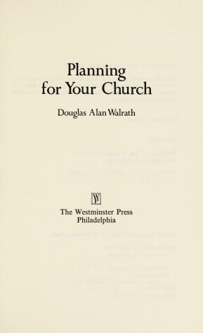 Cover of Planning for Your Church