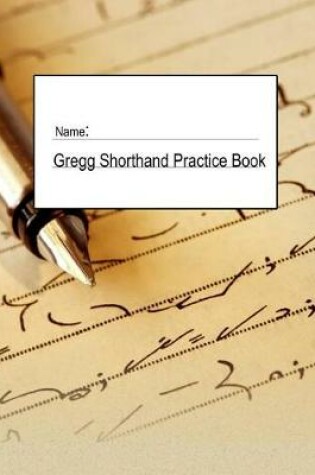 Cover of Gregg Shorthand Practice Book