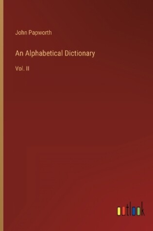 Cover of An Alphabetical Dictionary