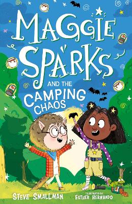 Book cover for Maggie Sparks and the Camping Chaos