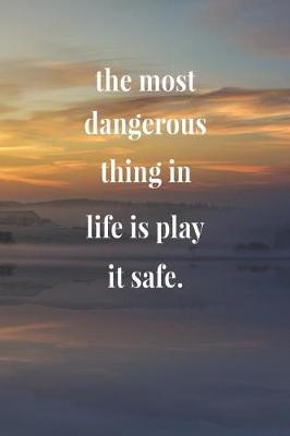 Book cover for The Most Dangerous Thing In Life Is Play It Safe