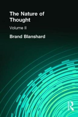 Cover of Nature of Thought, The: Volume II