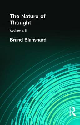 Book cover for Nature of Thought, The: Volume II