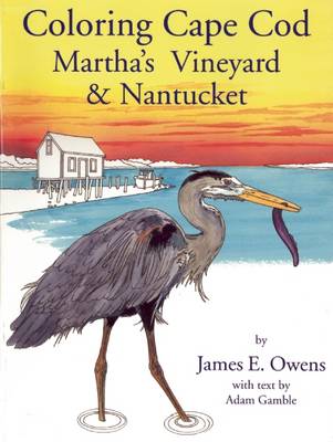 Book cover for Coloring Cape Cod Martha's Vineyard & Nantucket