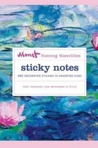 Cover of Monet Evening Lilies Sticky