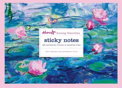 Book cover for Monet Evening Lilies Sticky
