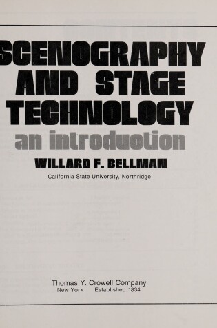 Cover of Scenography and Stage Technology